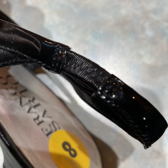 Franco Sarto black leather sling backs (sz 8) - Picture 10 of 14